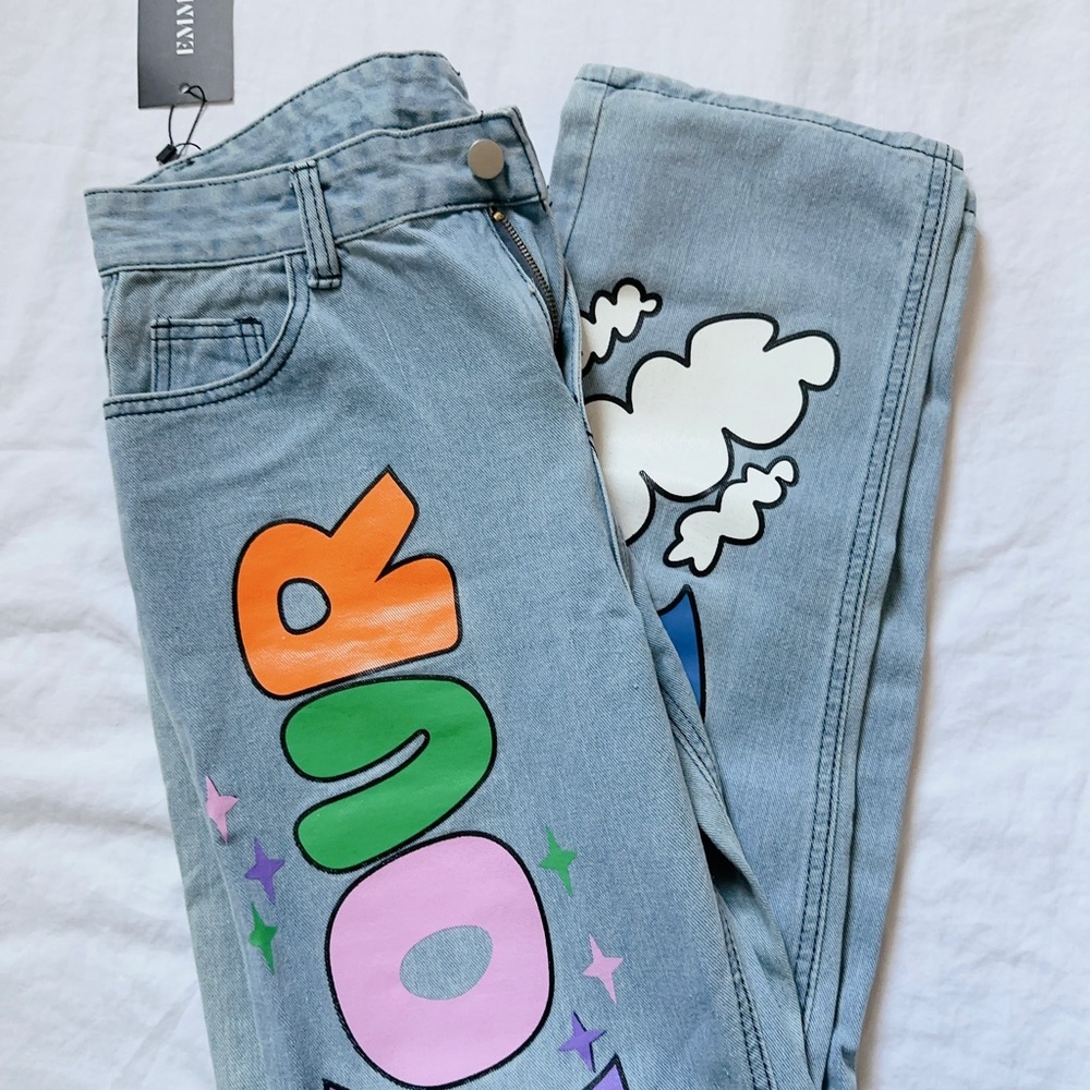 Emmiol Light Blue Denim ‘In Your Dreams’ Jeans/Pants